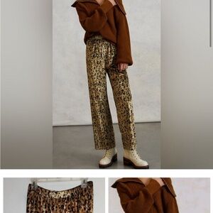 Leopard Print Women's Pants